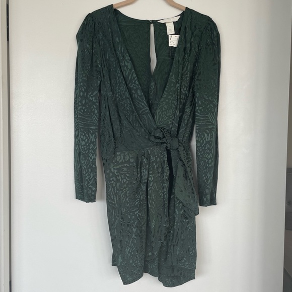 H&M Pants - Green Long Sleeve Romper
